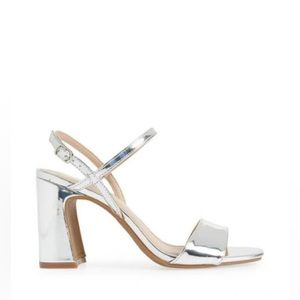 BP. Larrissa Slingback Sandal 8M Silver NIB